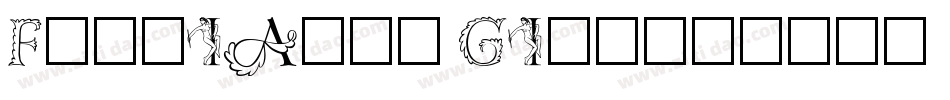 Floriated Gill字体转换